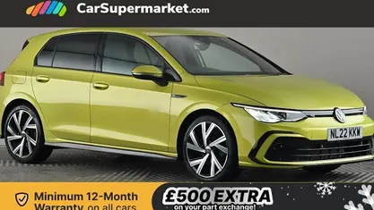 Yellow Used 2022 VW Golf VIII R-line Hatchback | £18,197 (Fair price)