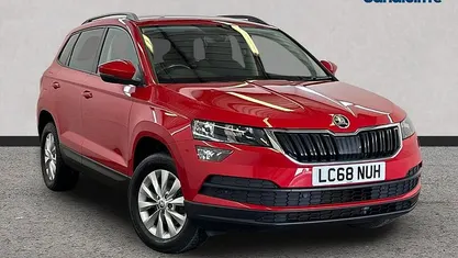 Used Skoda Karoq SE 116 HP (85 kW) 2018 Red SUV