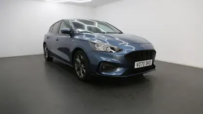 Used Ford Focus ST-Line 125 HP (91 kW) 2020 Blue Hatchback