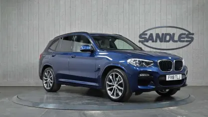 Used BMW X3 M Sport 265 HP (194 kW) 2018 Blue SUV