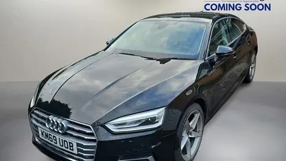 Used Audi A5 Sportback Sport 150 HP (110 kW) 2019 Black Hatchback