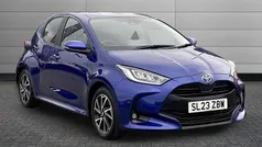 Galactic blue Used 2023 Toyota Yaris Hybrid Design Hatchback | £18,691 (Fair price)