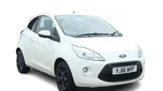 White Used 2016 Ford Ka Zetec Hatchback | £3,980 (Fair price)