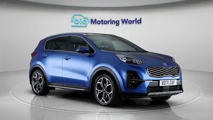 Used Kia Sportage GT-Line S 136 HP (100 kW) 2021 Blue SUV