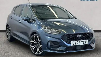 Used Ford Fiesta ST-Line X 125 HP (91 kW) 2023 Blue Hatchback