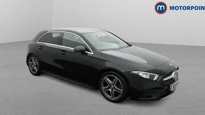 Used Mercedes A200 AMG line 163 HP (119 kW) 2019 Black Hatchback