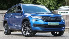 Race blue metallic Used 2021 Skoda Kodiaq SportLine SUV | £25,295 (Fair price)