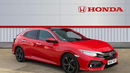 Używany Honda Civic Prestige 182 KM (133 kW) 2018 Czerwony Hatchback