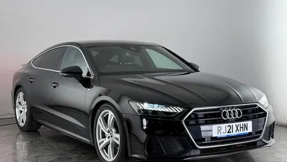 Used Audi A7 Sportback S-Line 204 HP (150 kW) 2021 Black Hatchback