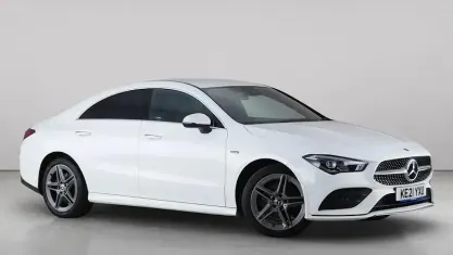 Used Mercedes E250 AMG line 218 HP (160 kW) 2021 White Sedan
