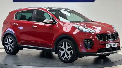 Used Kia Sportage GT-Line S 177 HP (130 kW) 2017 Red SUV