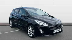 Black Used 2018 Ford Fiesta Titanium Hatchback | £7,590 (Fair price)