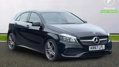 Używany Mercedes A200 AMG line 136 KM (100 kW) 2017 Czarny Hatchback