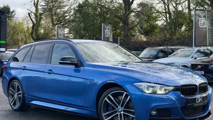 Used BMW 330 M Sport 258 HP (189 kW) 2018 Blue Estate
