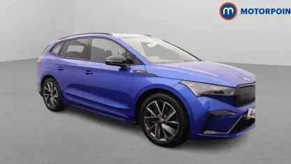 Used Skoda Enyaq iV SportlinePlus 210 kW (286 HP) 2025 Blue SUV
