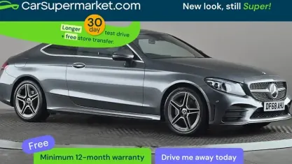 Begagnad Mercedes C200 AMG Line Premium 184 HK (135 kW) 2020 Sportkupé