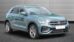 Petrol blue Used 2025 VW T-Roc R-line SUV | £28,550 (Fair price)