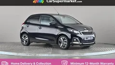 Black Used 2017 Peugeot 108 Allure Hatchback | £5,597 (Fair price)