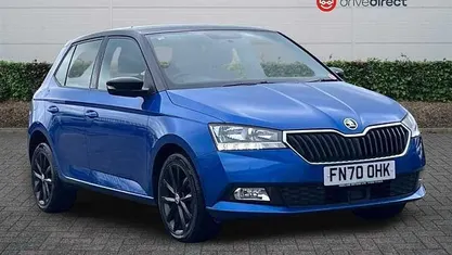 Used Skoda Fabia Colour Edition 95 HP (69 kW) 2020 Blue Hatchback