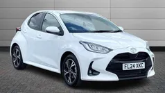 White Used 2024 Toyota Yaris Hybrid Design Hatchback | £18,990 (Fair price)