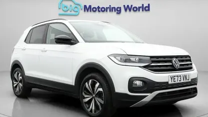 Used VW T-Cross Black Edition 95 HP (69 kW) 2023 White SUV