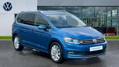 Caribbean blue metallic Used 2019 VW Touran SEL MPV | £20,740 (Fair price)