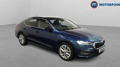 Used Skoda Octavia SE L First Edition 150 HP (110 kW) 2020 Blue Hatchback