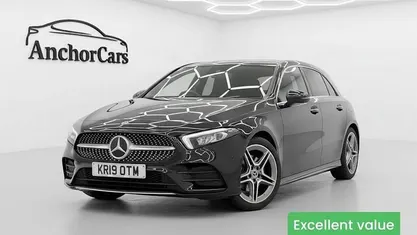 Black Used 2019 Mercedes A200 AMG line Hatchback | £13,400 (Good price)