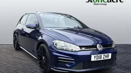 Used VW Golf VII R-line 150 HP (110 kW) 2018 Blue Hatchback
