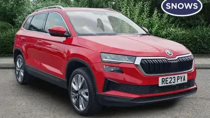 Used Skoda Karoq SE L 150 HP (110 kW) 2023 Red SUV