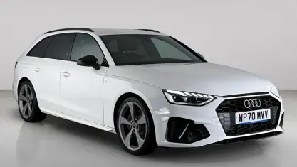 Used Audi A4 Black Edition 204 HP (150 kW) 2021 White Estate