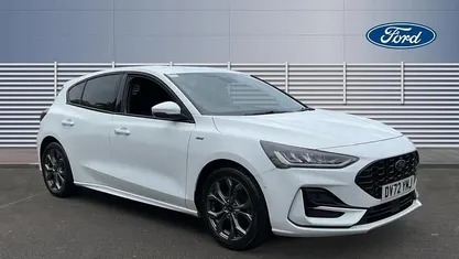 White Used 2022 Ford Focus ST-Line Hatchback | £15,154 (Fair price)