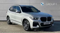 Silver Used 2021 BMW X3 M Sport SUV | £26,450 (Fair price)