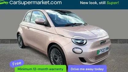 Usado Fiat 500e Icon 86 kW (118 CV) 2022 Dorado Utilitario