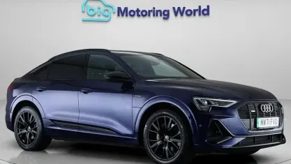 Used Audi e-tron Sportback Black Edition 230 kW (313 HP) 2021 Blue SUV
