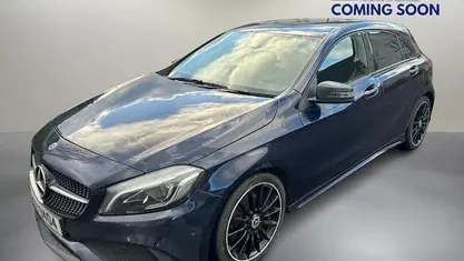Blue Used 2017 Mercedes A200 AMG line Hatchback | £12,450 (Fair price)