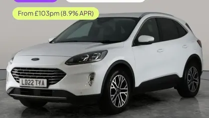 Used Ford Kuga Titanium 120 HP (88 kW) 2021 White SUV