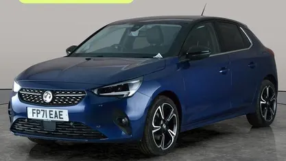 Used Vauxhall Corsa Elite 102 HP (75 kW) 2021 Blue Hatchback