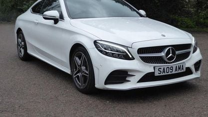 Używany Mercedes C220 AMG line 194 KM (142 kW) 2020 Coupe