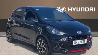 Second-hand Hyundai i10 N Line 101 CP (74 kW) 2023 Negru Hatchback