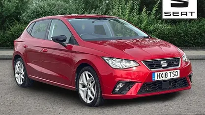 Used Seat Ibiza FR 95 HP (69 kW) 2018 Desire red Hatchback