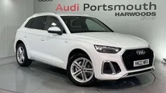 White Used 2022 Audi Q5 S-Line SUV | £31,990 (Fair price)