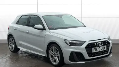 Used Audi A1 Sportback S-Line 95 HP (69 kW) 2021 White Hatchback
