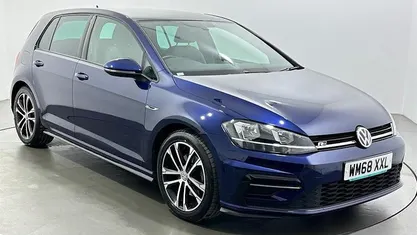 Used VW Golf VII R-line 150 HP (110 kW) 2019 Blue Hatchback