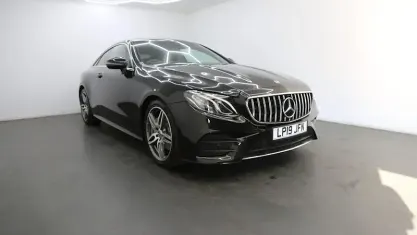 Used Mercedes E220 AMG line 194 HP (142 kW) 2019 Black Coupe