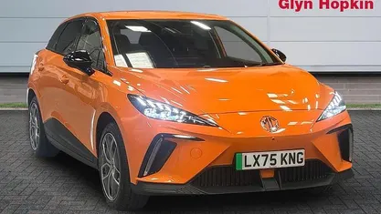 New MG MG4 EV Trophy 319 kW (435 HP) 2025 Orange Hatchback