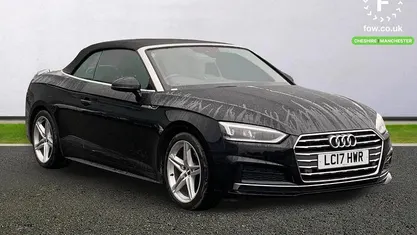 Used Audi A5 Cabriolet Comfort 190 HP (139 kW) 2017 Black Cabriolet