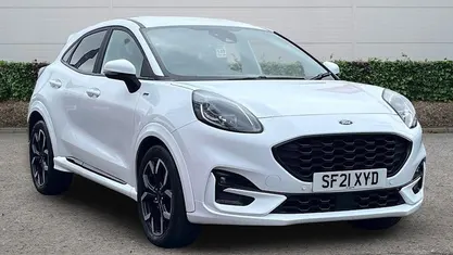 Used Ford Puma ST-Line X 125 HP (91 kW) 2021 White SUV