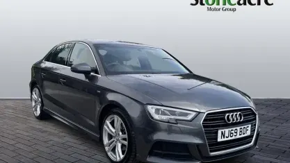 Used Audi A3 S-Line 116 HP (85 kW) 2019 Grey Sedan