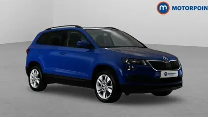 Used Skoda Karoq SE Technology 116 HP (85 kW) 2020 Blue SUV